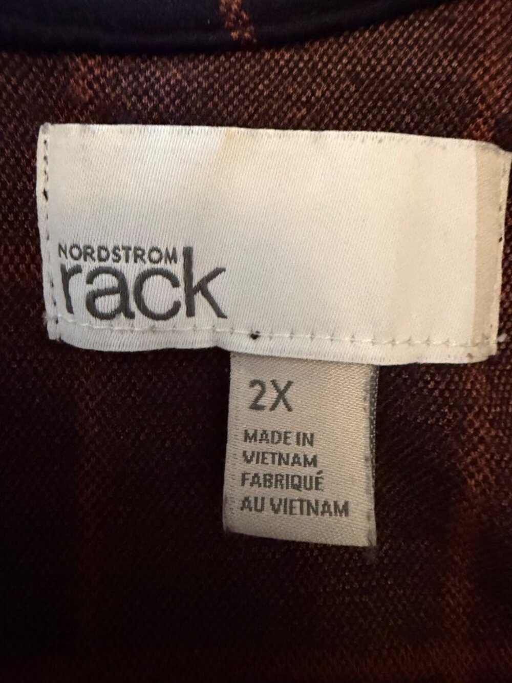 Nordstrom Rack Sleeveless Plaid Shift Dress 2X - Picture 6 of 11